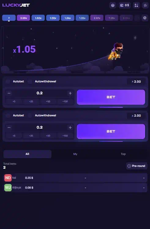 Lucky Jet mobile